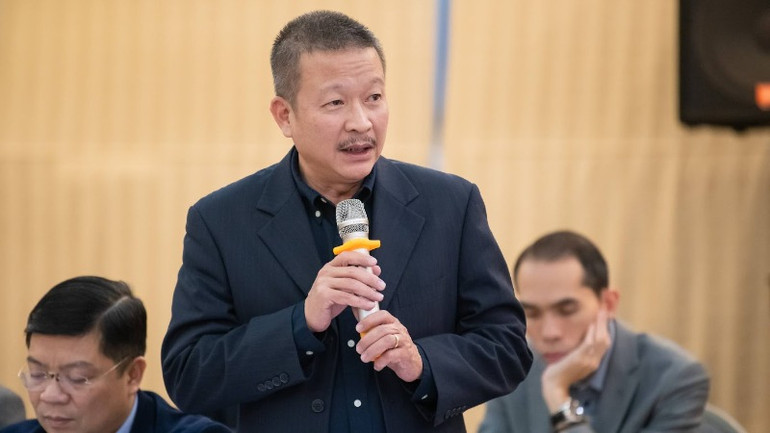 Ông Nguyễn Duy Hưng, Chủ tịch Ủy ban Quan hệ doanh nghiệp và pháp chế, Tập đoàn Tân Hiệp Phát. (Ảnh: TRUNG HƯNG)