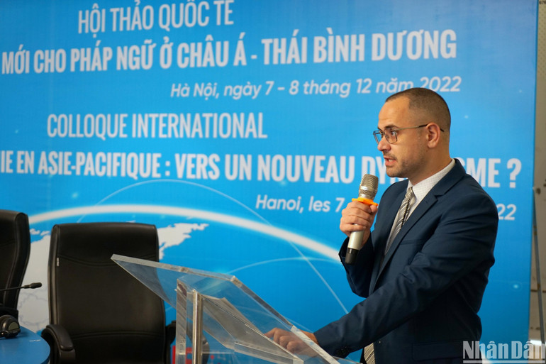 Ông Kaloyan Kolev, đại diện Văn phòng OIF khu vực châu Á-Thái Bình Dương. (Ảnh: TRUNG HƯNG)