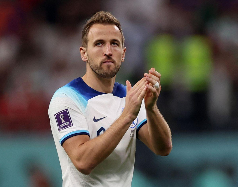 Harry Kane sau trận đấu vòng bảng với Iran. (Ảnh: Reuters)