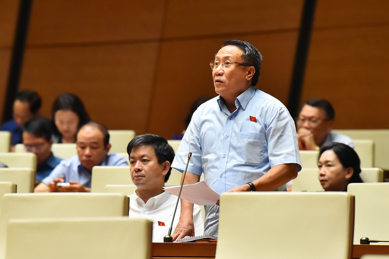 Đại biểu Hà Sỹ Đồng (Quảng Trị) phát biểu. (Ảnh: THỦY NGUYÊN) Đại biểu Hà Sỹ Đồng (Quảng Trị) phát biểu. (Ảnh: THỦY NGUYÊN)