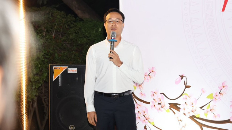 Tổng Giám đốc Halotel phát biểu.