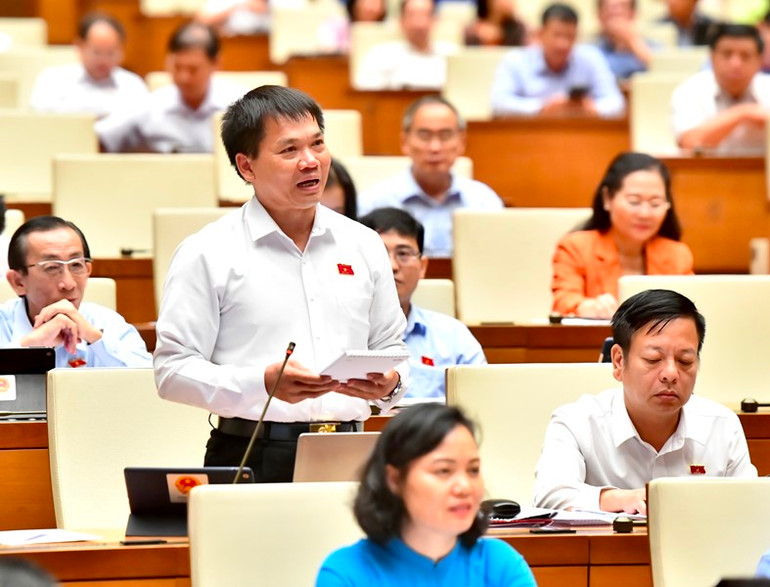 Đại biểu Dương Khắc Mai - Đoàn đại biểu Quốc hội tỉnh Đắk Nông. (Ảnh: ĐĂNG KHOA)