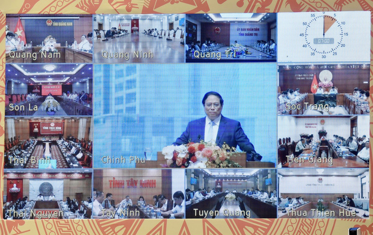 Hội nghị diễn ra dưới hình thức trực tiếp và trực tuyến.