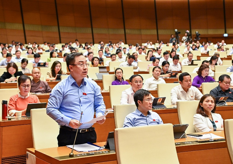 Đại biểu Đặng Xuân Phương - Đoàn đại biểu Quốc hội tỉnh tỉnh Nghệ An. (Ảnh: DUY LINH)