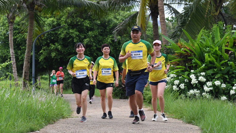 Các nhà báo, phóng viên tham gia Press Marathon 2024. (Ảnh: BTC)