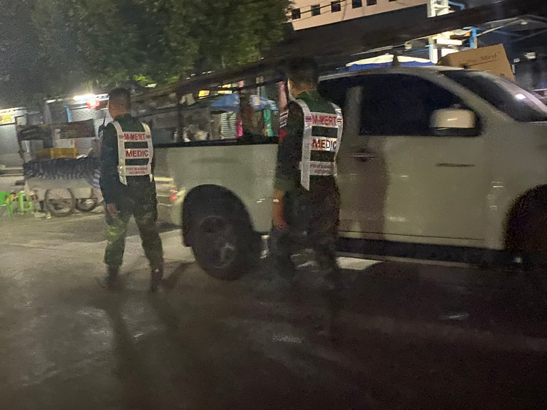 Thái Lan huy động lực lượng quân y vào khắc phục hậu quả tại 3 khu vực có nhiều thiệt hại nhất là quận Din Daeng, Bang Sue và Chatuchak của Bangkok.