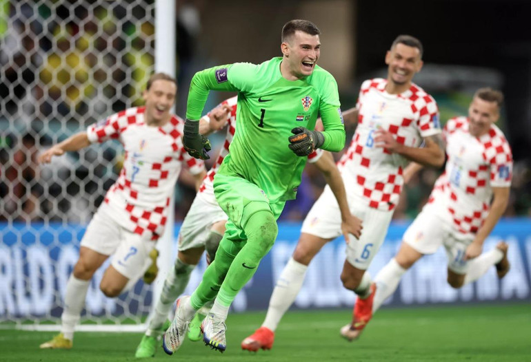 Thủ môn Dominik Livakovic đang là người cản phá được nhiều quả luân lưu nhất ở World Cup năm nay. (Ảnh: FIFA) Thủ môn Dominik Livakovic đang là người cản phá được nhiều quả luân lưu nhất ở World Cup năm nay. (Ảnh: FIFA)