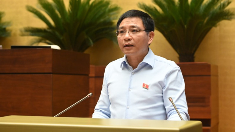 Bộ trưởng Tài chính Nguyễn Văn Thắng. (Ảnh: BÙI GIANG)