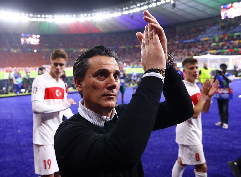 Có thể nói, HLV Vincenzo Montella đã có một kỳ EURO thành công cùng tuyển Thổ Nhĩ Kỳ. (Ảnh: Reuters)