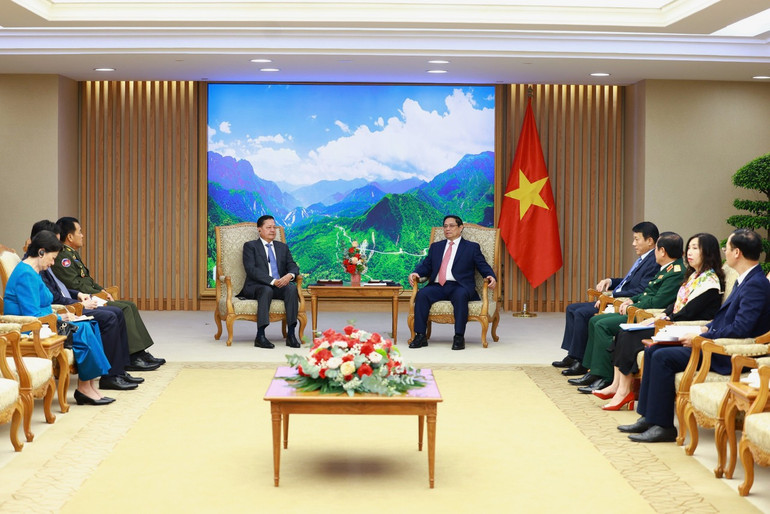 Quang cảnh buổi tiếp.