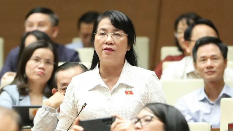 Đại biểu Trần Kim Yến (đoàn Thành phố Hồ Chí Minh). Ảnh: Đăng Khoa Đại biểu Trần Kim Yến (đoàn Thành phố Hồ Chí Minh). Ảnh: Đăng Khoa