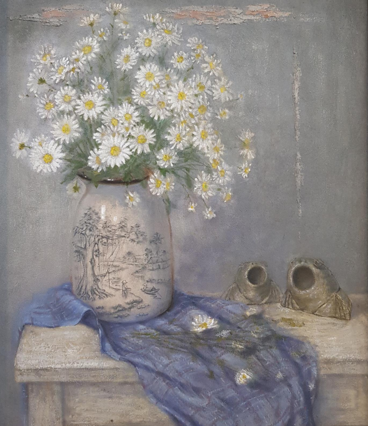 Buông 1 - tác giả Anh Nguyên, chất liệu sơn dầu.