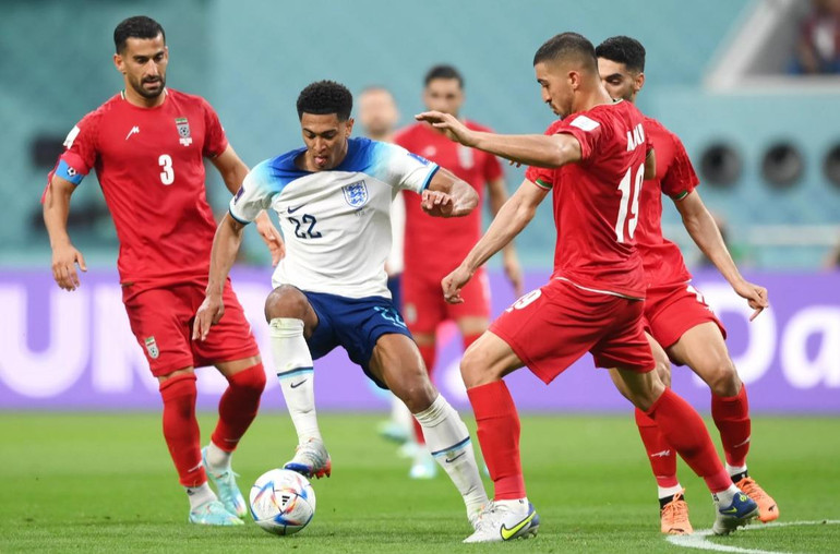 Iran không thể gây bất ngờ trước đối thủ vượt trội hơn về đẳng cấp. (Ảnh: FIFA)