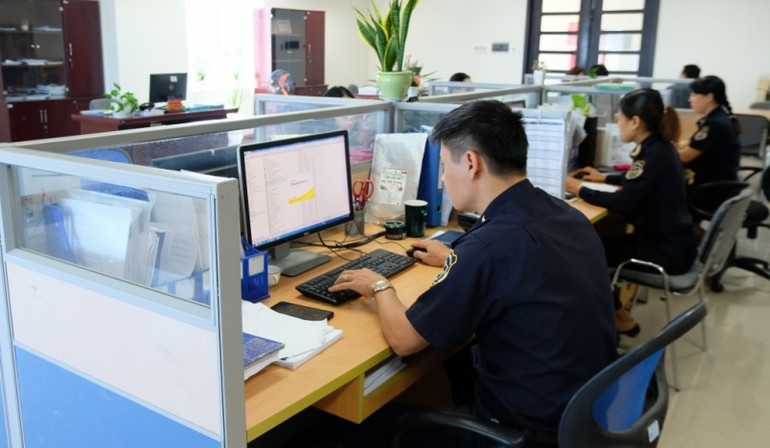 Hoạt động nghiệp vụ của Cục Hải quan Đà Nẵng. (Ảnh minh họa: Ngọc Linh)