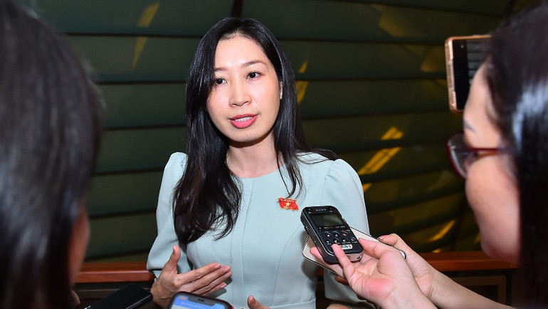 Đại biểu Hoàng Thị Thanh Thúy (Tây Ninh). (Ảnh: THỦY NGUYÊN) Đại biểu Hoàng Thị Thanh Thúy (Tây Ninh). (Ảnh: THỦY NGUYÊN)