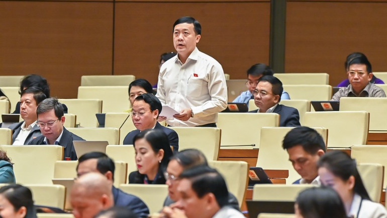 Đại biểu Hà Phước Thắng - Đoàn đại biểu Quốc hội Thành phố Hồ Chí Minh. (Ảnh: DUY LINH)