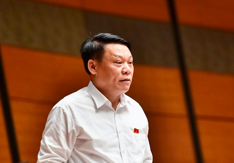 Đại biểu Nguyễn Thành Nam - Đoàn đại biểu Quốc hội tỉnh Phú Thọ. (Ảnh: ĐĂNG KHOA)