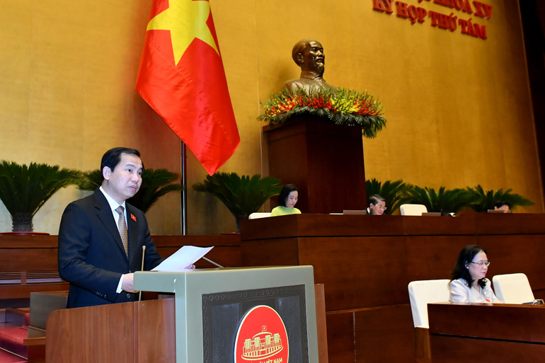 Chủ nhiệm Ủy ban Tài chính, Ngân sách của Quốc hội Lê Quang Mạnh. (Ảnh: ĐĂNG KHOA)