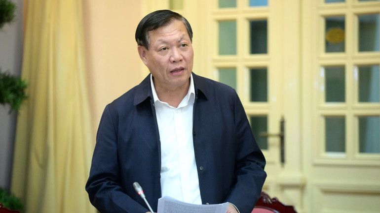 Thứ trưởng Y tế Đỗ Xuân Tuyên.