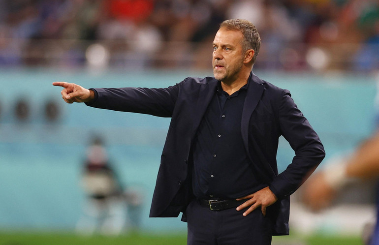 Huấn luyện viên tuyển Đức Hansi Flick. (Ảnh: Reuters)