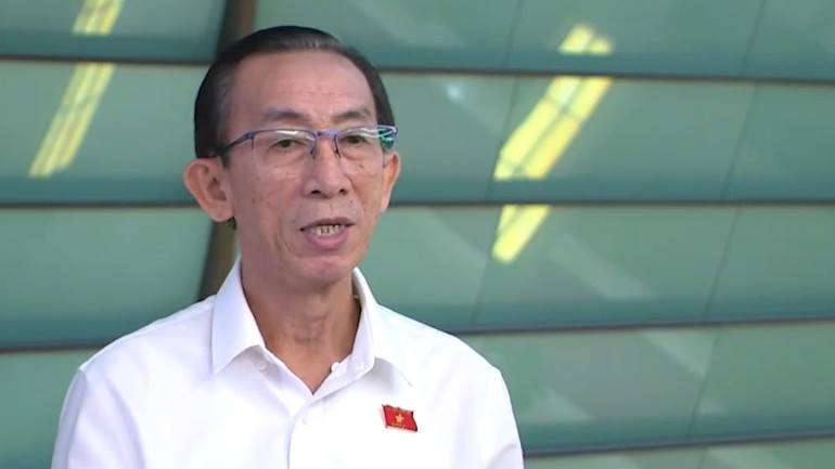 Đại biểu Quốc hội Trần Hoàng Ngân - Đoàn đại biểu Quốc hội Thành phố Hồ Chí Minh. (Ảnh: TRUNG HƯNG)