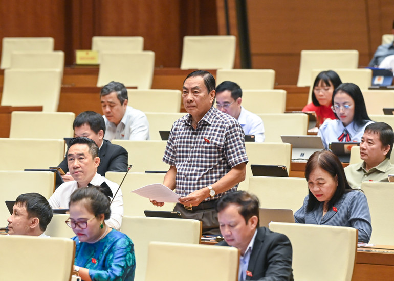 Đại biểu Phạm Văn Hòa (Đồng Tháp). (Ảnh: DUY LINH)