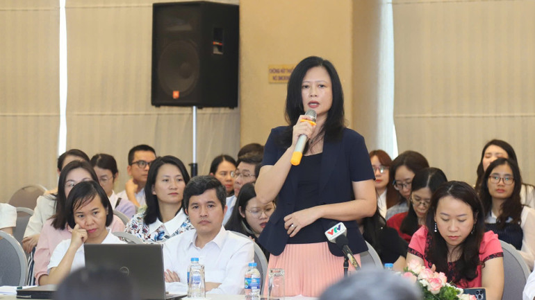 Bà Nguyễn Việt Hà, Phó Chủ tịch Hiệp hội Thương mại Hoa Kỳ tại Hà Nội.