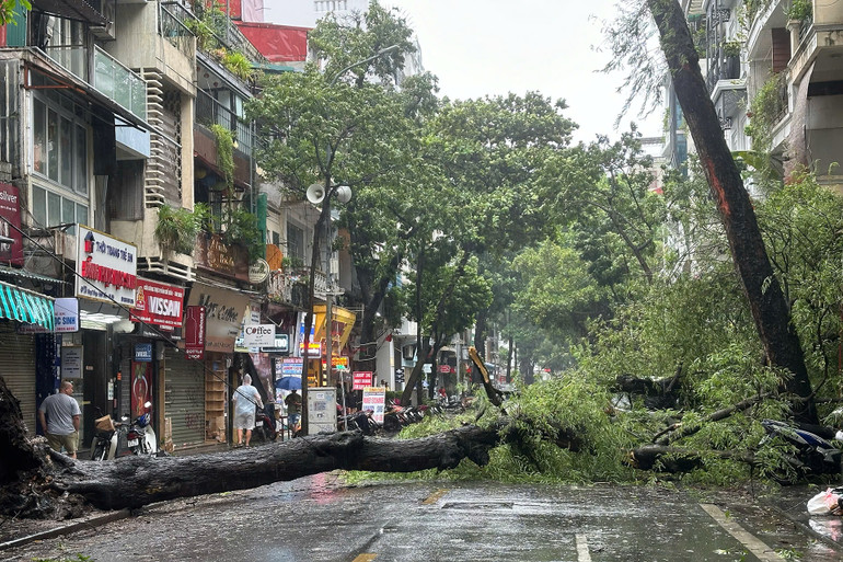 [Live] Bão số 3 di chuyển về phía Tây Bắc Bộ và suy yếu thành áp thấp nhiệt đới ảnh 140