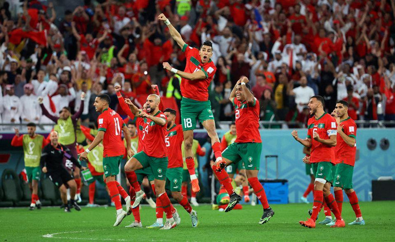 Maroc đã giúp viết nên lịch sử cho bóng đá châu Phi tại đấu trường World Cup. (Ảnh: Reuters) Maroc đã giúp viết nên lịch sử cho bóng đá châu Phi tại đấu trường World Cup. (Ảnh: Reuters)