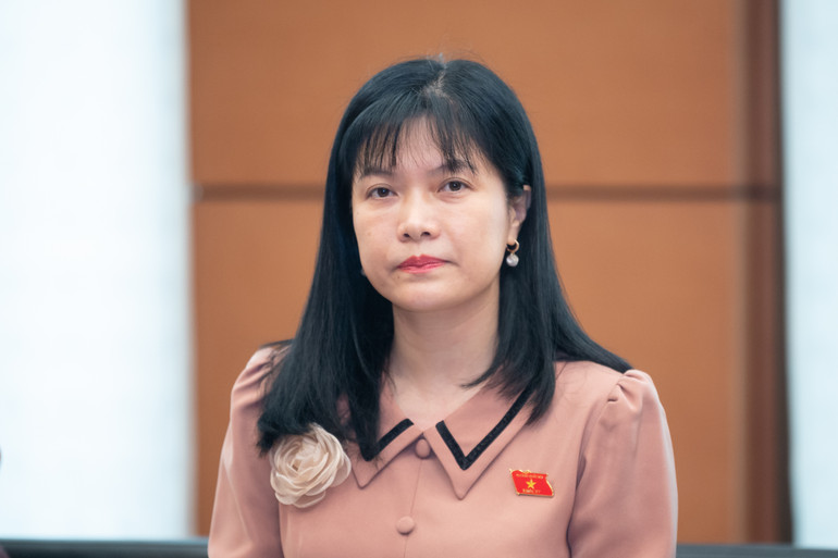 Đại biểu Tạ Thị Yên (Điện Biên) - Phó Trưởng Ban Công tác đại biểu thuộc Ủy ban Thường vụ Quốc hội. (Ảnh: THỦY NGUYÊN)