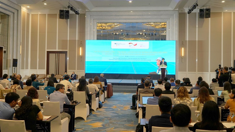 Quang cảnh hội thảo. (Ảnh: TRUNG HƯNG)