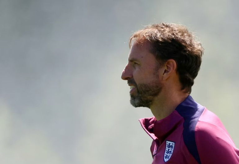 HLV Gareth Southgate trong buổi tập của đội tuyển Anh trước thềm chung kết EURO 2024, Blankenhain, Đức, ngày 13/7/2024. (Ảnh: Reuters) HLV Gareth Southgate trong buổi tập của đội tuyển Anh trước thềm chung kết EURO 2024, Blankenhain, Đức, ngày 13/7/2024. (Ảnh: Reuters)