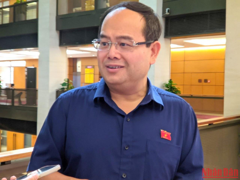 Đại biểu Quản Minh Cường - Đoàn đại biểu Quốc hội tỉnh Đồng Nai. (Ảnh: TRUNG HƯNG)