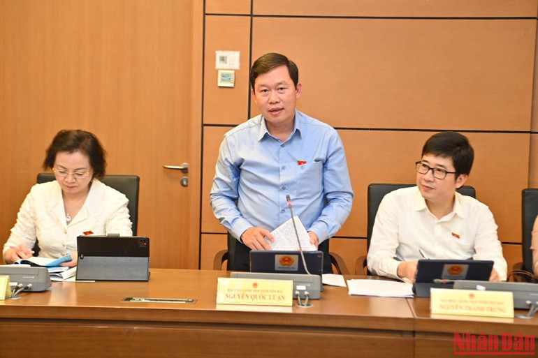 Đại biểu Nguyễn Quốc Luận (Yên Bái). (Ảnh: ĐĂNG KHOA)