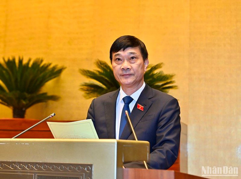 Chủ nhiệm Ủy ban Kinh tế của Quốc hội Vũ Hồng Thanh. (Ảnh: ĐĂNG KHOA)