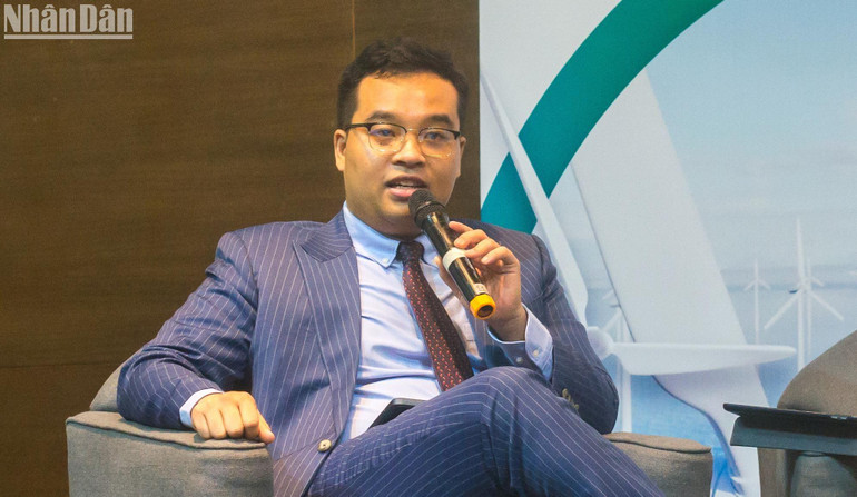 Ông Bùi Vĩnh Thắng - Giám đốc quốc gia của GWEC tại Việt Nam. (Ảnh: TRUNG HƯNG)