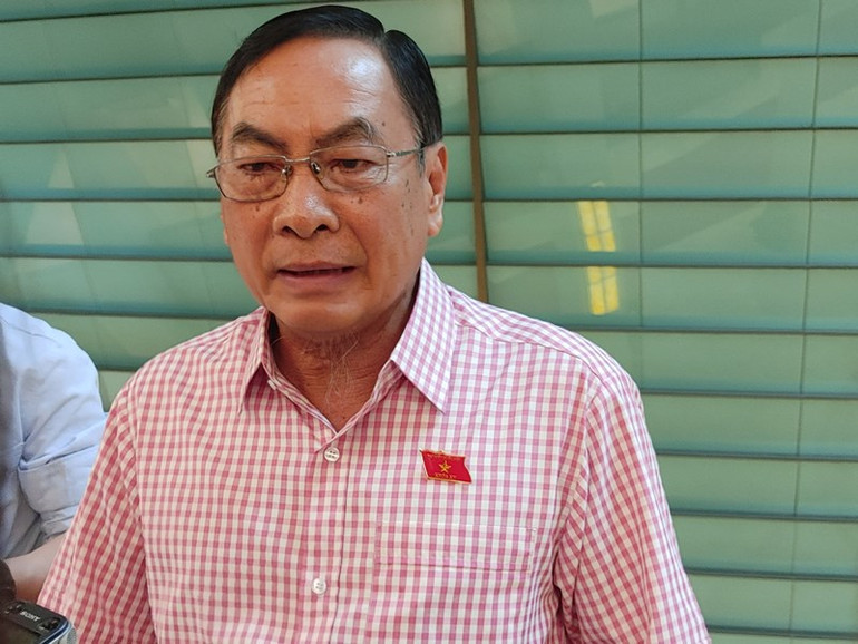 Đại biểu Phạm Văn Hòa - Đoàn đại biểu Quốc hội tỉnh Đồng Tháp. (Ảnh: TRUNG HƯNG)