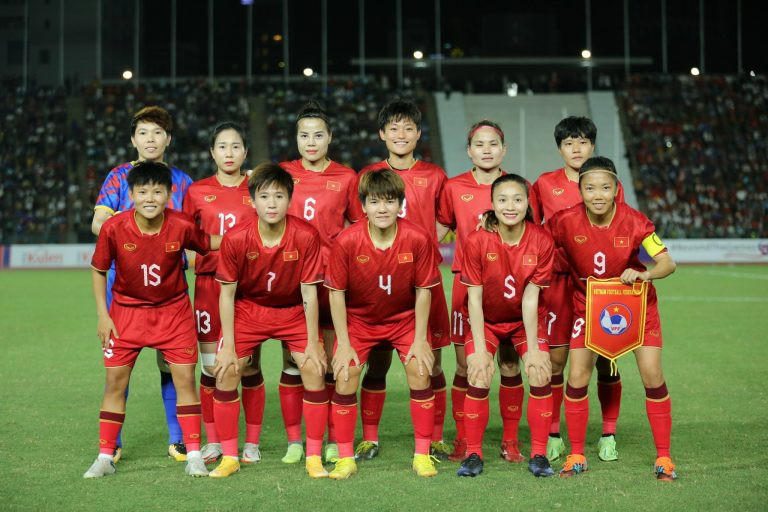 Đội hình xuất phát của đội tuyển Việt Nam trong trận chung kết SEA Games 32. (Ảnh: VFF) Đội hình xuất phát của đội tuyển Việt Nam trong trận chung kết SEA Games 32. (Ảnh: VFF)