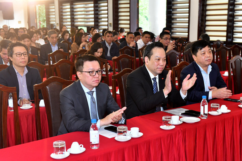 Các đại biểu tham dự lễ kỷ niệm. (Ảnh: ĐĂNG KHOA) Các đại biểu tham dự lễ kỷ niệm. (Ảnh: ĐĂNG KHOA)