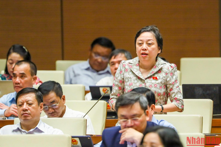 Đại biểu Phạm Khánh Phong Lan - Đoàn đại biểu Quốc hội TP Hồ Chí Minh. (Ảnh: DUY LINH) Đại biểu Phạm Khánh Phong Lan - Đoàn đại biểu Quốc hội TP Hồ Chí Minh. (Ảnh: DUY LINH)