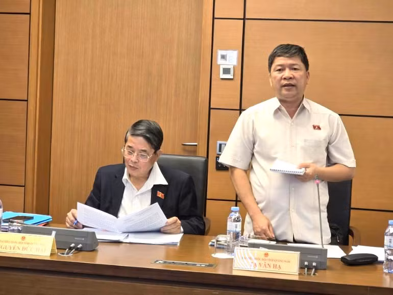 Đại biểu Tạ Văn Hạ (Quảng Nam). (Ảnh: TRUNG HƯNG)