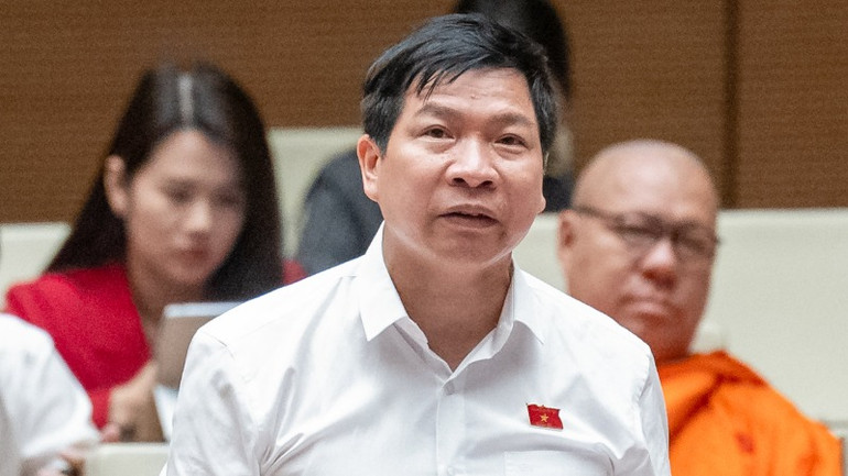 Đại biểu Trần Văn Thức (Thanh Hóa). (Ảnh: Media Quốc hội)