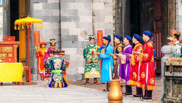 Lễ Ban sóc triều Nguyễn có ý nghĩa đặc biệt trong ngày đầu năm mới.