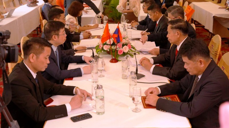 Tại cuộc Hội đàm giữa Thứ trưởng Thông tin và Truyền thông Nguyễn Thanh Lâm và Thứ trưởng Thông tin, Văn hóa và Du lịch Lào Keomanyvong Phosy.