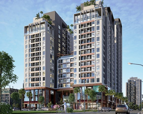 Phối cảnh Dự án cải tạo, xây dựng khu chung cư Đống Đa.