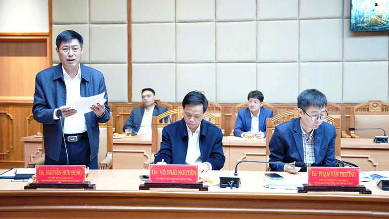 Các đại biểu đã đóng góp ý kiến tại buổi làm việc.