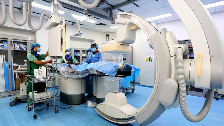 Các bệnh nhân đột quỵ được điều trị kịp thời tại Trung tâm Đột quỵ (Bệnh viện Trung ương Huế). (ảnh: BVH)