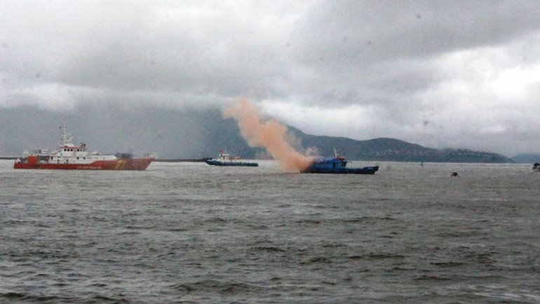 Cuộc diễn tập đã góp phần hoàn thiện hệ thống tổ chức tìm kiếm cứu nạn trong vùng nước cảng biển.