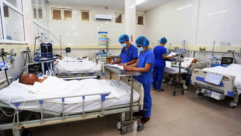 Mỗi năm, Trung tâm Đột quỵ (Bệnh viện Trung ương Huế) tiếp nhận trên 2.500 bệnh nhân