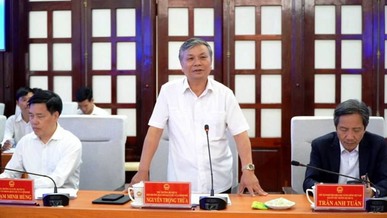 Thứ trưởng Nội Vụ Nguyễn Trọng Thừa kết luận buổi làm việc.